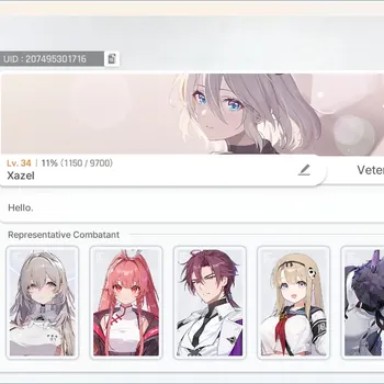Chaos Zero Nightmare Accounts ASIA|Lv.34|6 SSR [Narja, Sereniel EM1, Mei Lin, Haru EM1, Kayron, Hugo]|Story Ep1 Ch4