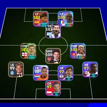 eFootball Accounts Others Android|PW 3092|Ousmane Dembele Show T,Johan Manzambi Show T,Lionel Messi Show T,Steven Gerrard