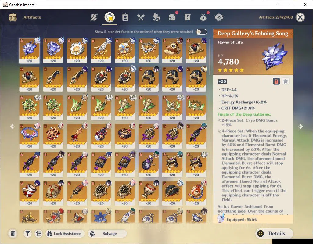Genshin Impact Accounts ASIA|AR57|12Limited+6(*5WEP)|Skirk,Nahida,Furina,K image 12