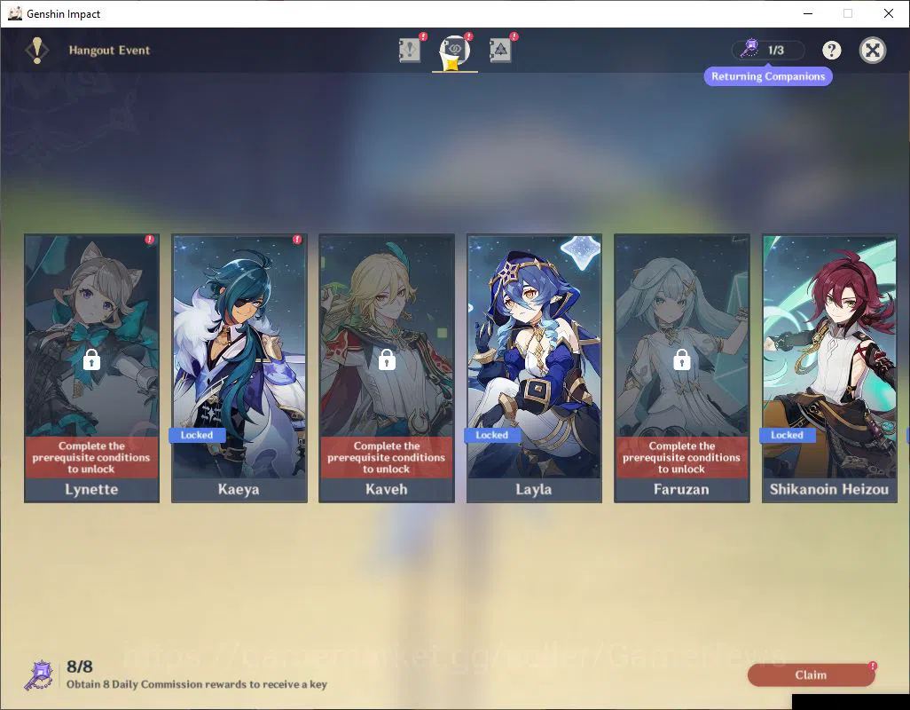 Genshin Impact Accounts ASIA|AR57|12Limited+6(*5WEP)|Skirk,Nahida,Furina,K image 5