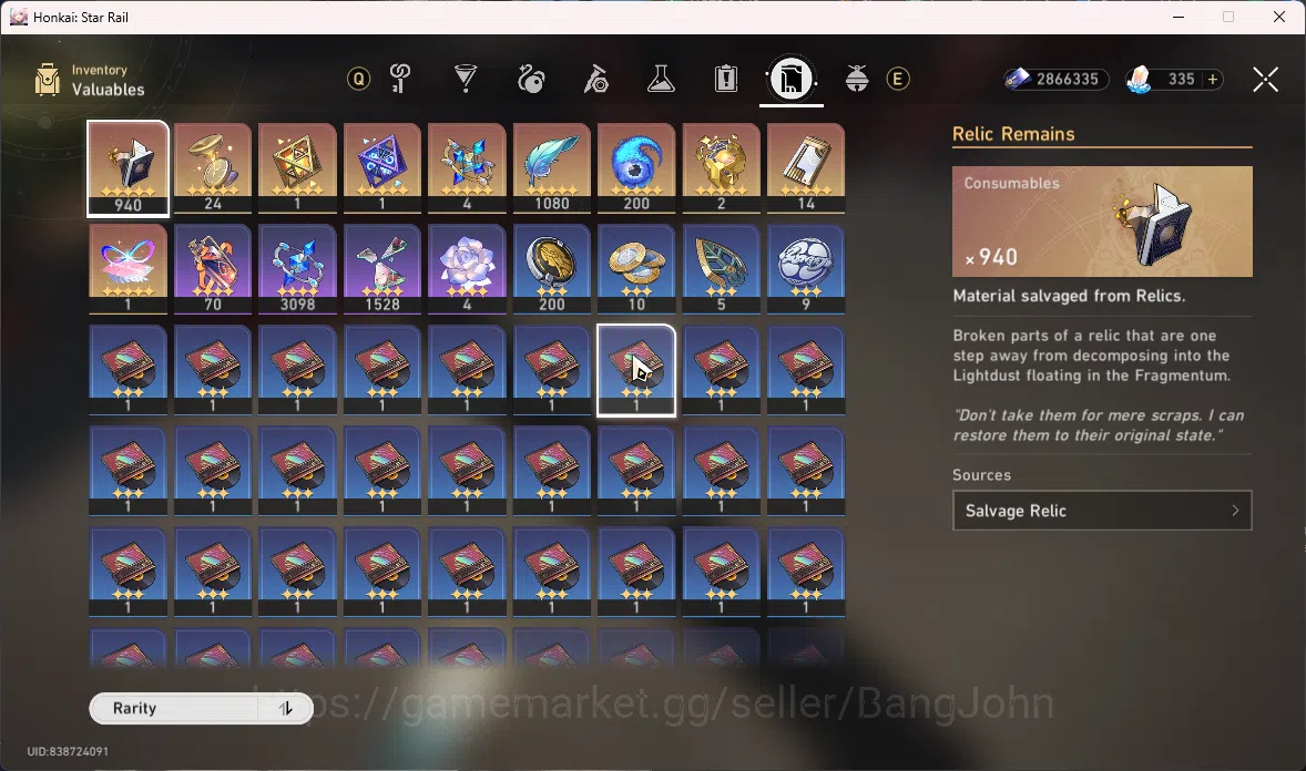 Honkai Star Rail Accounts Others 10