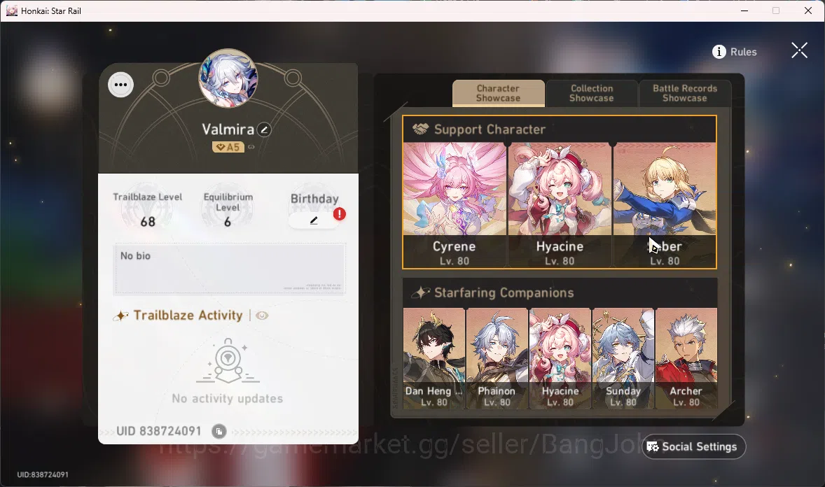 Honkai Star Rail Accounts Others 2