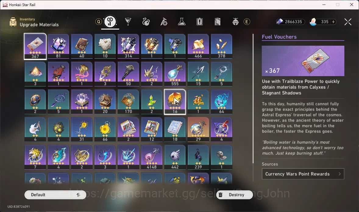 Honkai Star Rail Accounts Others 5