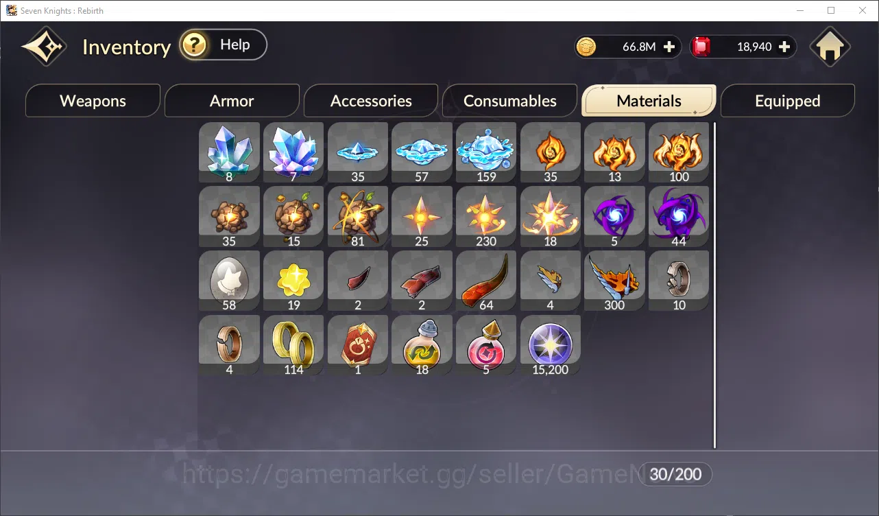 Seven Knights Re:Birth Accounts GLOBAL SEA ENDGAME| Full 5 Ex-7k + 23 TC6+(Dellons image 12