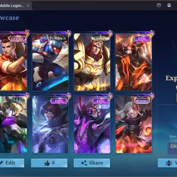 Mobile Legends: Bang Bang Accounts Collector Global|153S|Collector|Collector Natalia,LBX Chou,LB Tigreal,Epic Bane,Epic