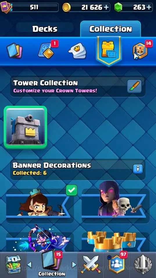 Clash Royale Accounts Lvl 511|KTL 10|Trophy 4175|Card 62|Limited Skin|1  image 10