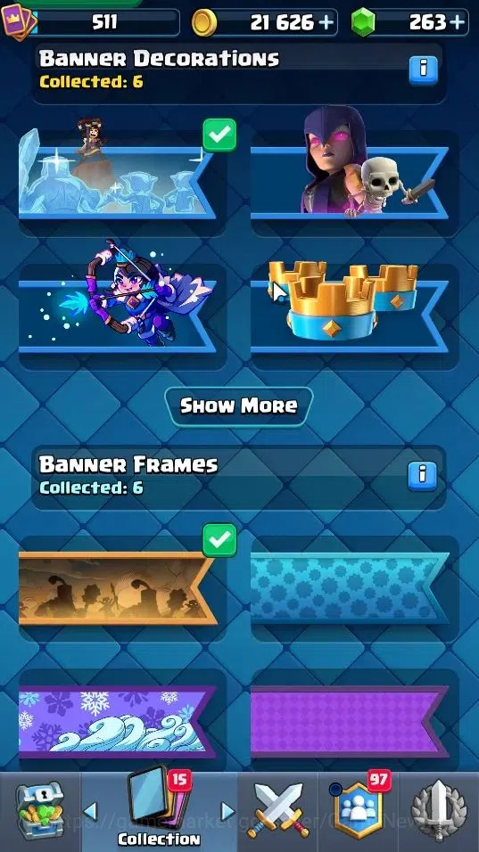 Clash Royale Accounts Lvl 511|KTL 10|Trophy 4175|Card 62|Limited Skin|1  image 11