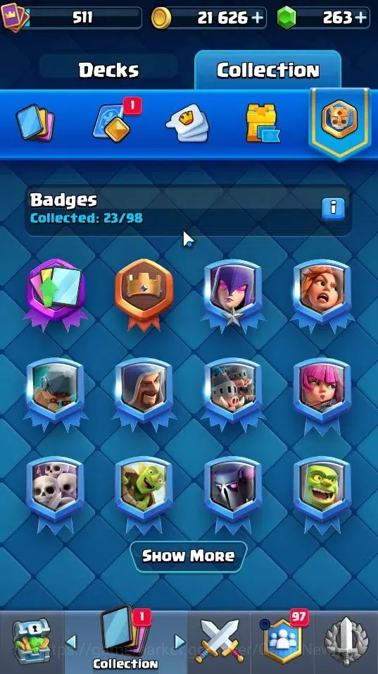 Clash Royale Accounts Lvl 511|KTL 10|Trophy 4175|Card 62|Limited Skin|1  image 12