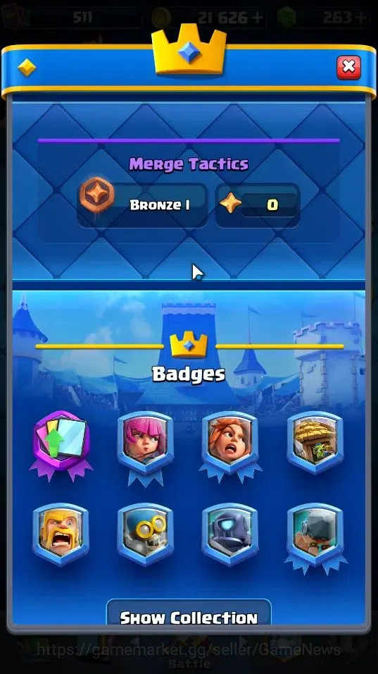 Clash Royale Accounts Lvl 511|KTL 10|Trophy 4175|Card 62|Limited Skin|1  image 4