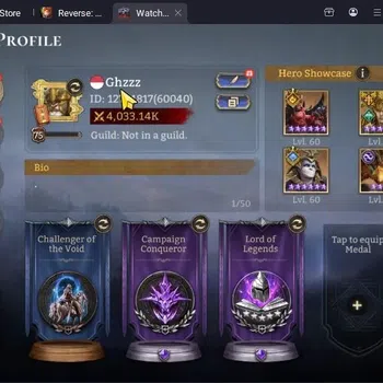 Watcher of Realms Accounts End-Game Global 60xx|Power 4m|5 Lord:Aracha,Valderon,Twindfiend,Venoma,Demi|42 Legend: Sythra,Sun