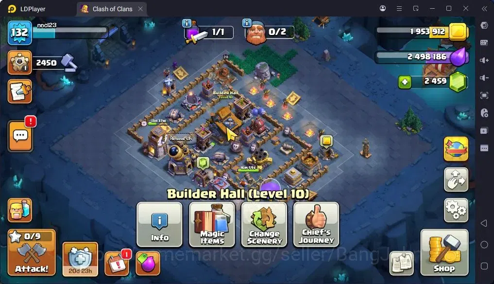 Clash of Clans Accounts High-End TH 14-BH 7|LVL130|BK41,AQ32,MP30,GW30,RC29.DD12|BM20,BC16|31Legend skin & 3 Gold|Gem 20