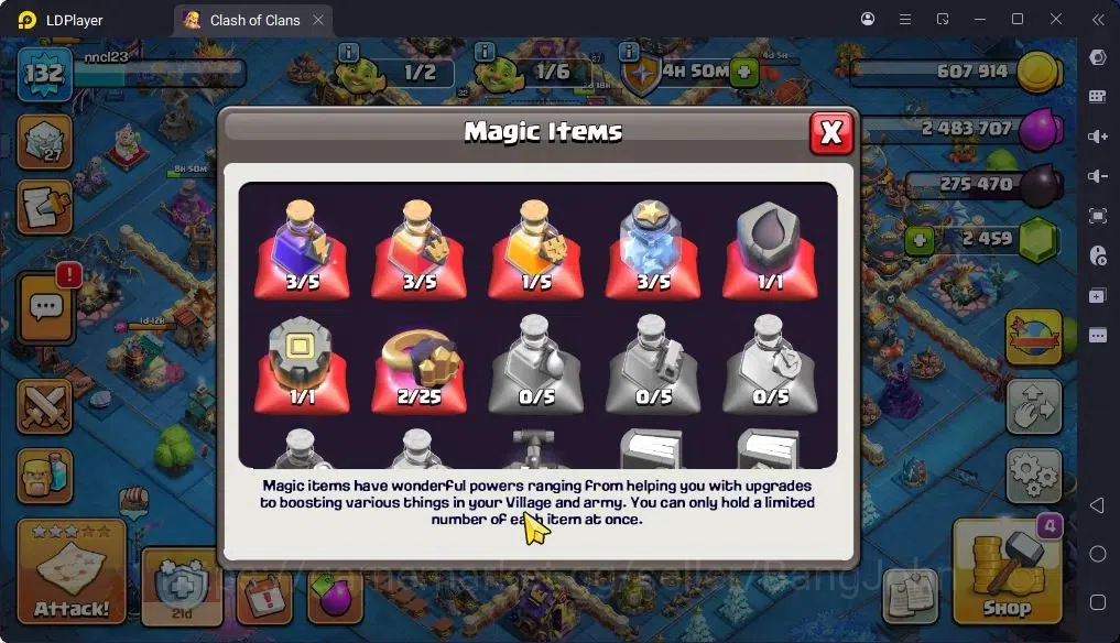 Clash of Clans Accounts High-End TH 14-BH 7|LVL130|BK41,AQ32,MP30,GW30,RC29.DD12|BM20,BC16|31Legend skin & 3 Gold|Gem 4