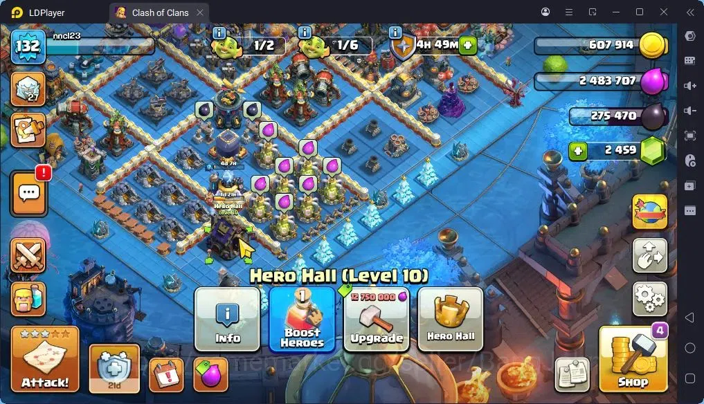Clash of Clans Accounts High-End TH 14-BH 7|LVL130|BK41,AQ32,MP30,GW30,RC29.DD12|BM20,BC16|31Legend skin & 3 Gold|Gem 6