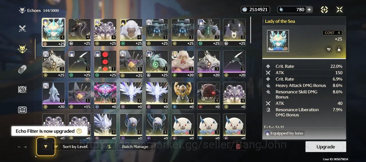 Wuthering Waves Accounts SEA | UL 40 | 3 Limit | Zani, Lynae, Iuno, Encore, image 13