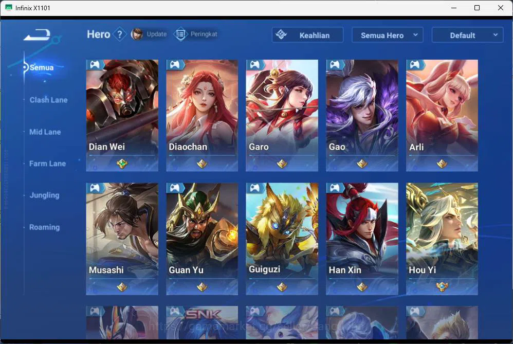 Honor of Kings Accounts GLOBAL | hero 75, skin 75 SXNX houyi, Legend ladys image 9