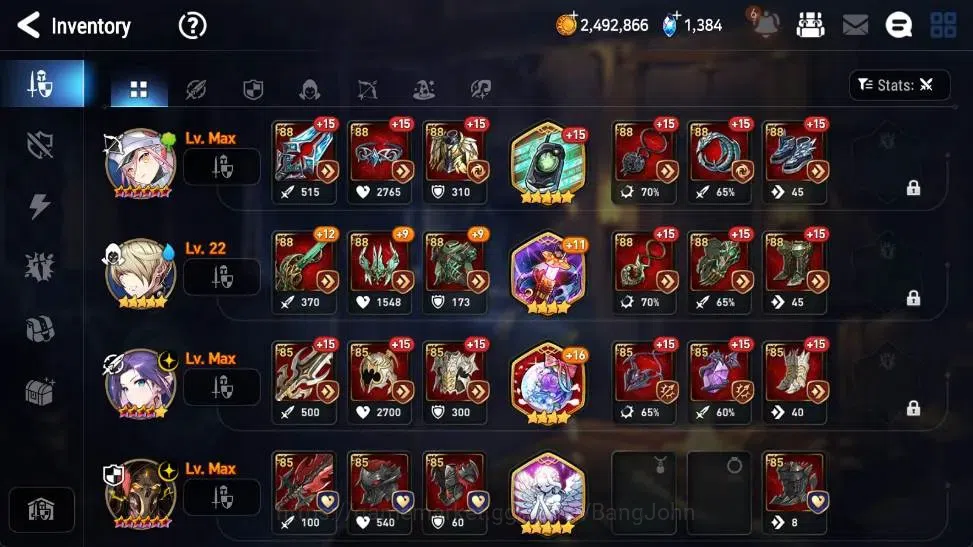 Epic Seven Accounts Starter Global Unverif |Best Starter New Era 5ml (Notos,Zio,SS Vivian)|PoH+Bless ON|SS 1.3K|Gold 11