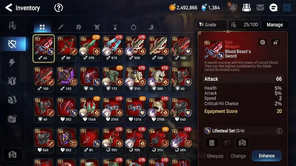 Epic Seven Accounts Starter Global Unverif |Best Starter New Era 5ml (Notos,Zio,SS Vivian)|PoH+Bless ON|SS 1.3K|Gold 12