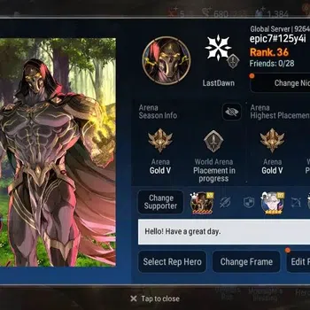 Epic Seven Accounts Starter Global Unverif |Best Starter New Era 5ml (Notos,Zio,SS Vivian)|PoH+Bless ON|SS 1.3K|Gold