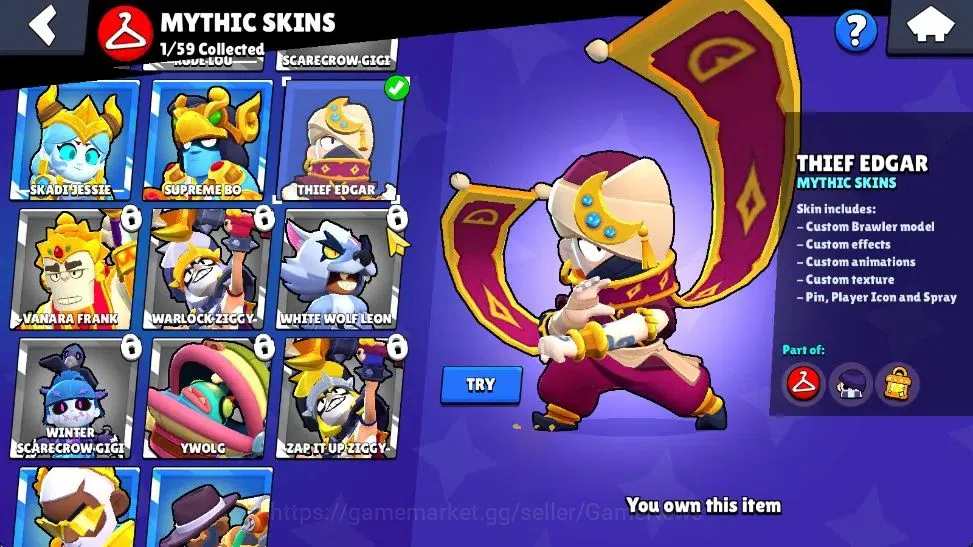 Brawl Stars Accounts 4265 Trophy|126 Gem|28 Brawler 4 Max Lvl|1 Hypch S image 12
