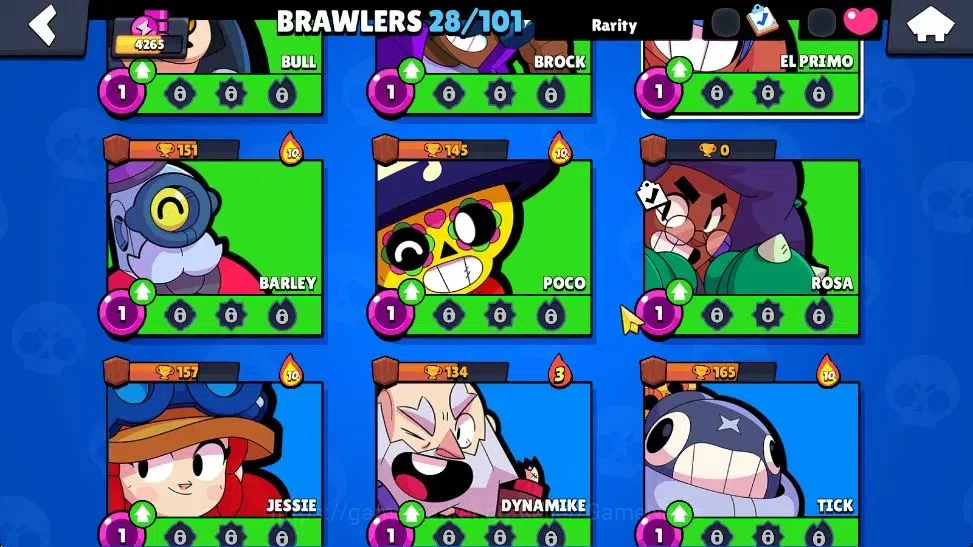 Brawl Stars Accounts 4265 Trophy|126 Gem|28 Brawler 4 Max Lvl|1 Hypch S image 9