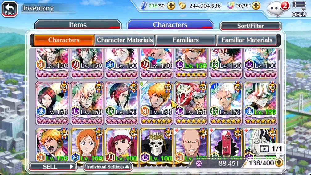 Bleach: Brave Souls Accounts Starter [GLOBAL]20k Orbs+Fresh All Story|Fierce Aaroniero,Liliniete,Renewd Ichigo,8th Aniv 11