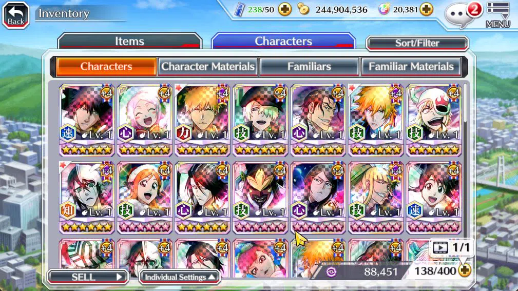 Bleach: Brave Souls Accounts Starter [GLOBAL]20k Orbs+Fresh All Story|Fierce Aaroniero,Liliniete,Renewd Ichigo,8th Aniv 12