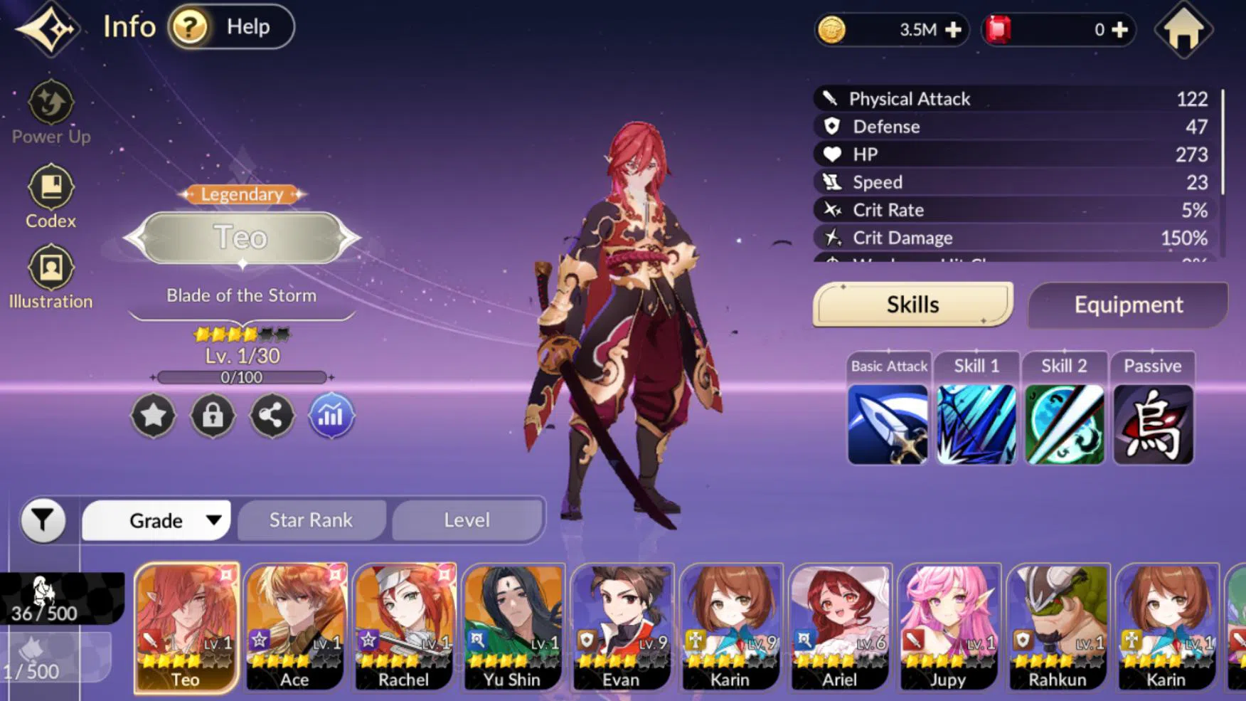 Seven Knights Re:Birth Accounts [Re;BIRTH] Global | 4 Legendary (Teo,Yushin,Ace,Ra image 4