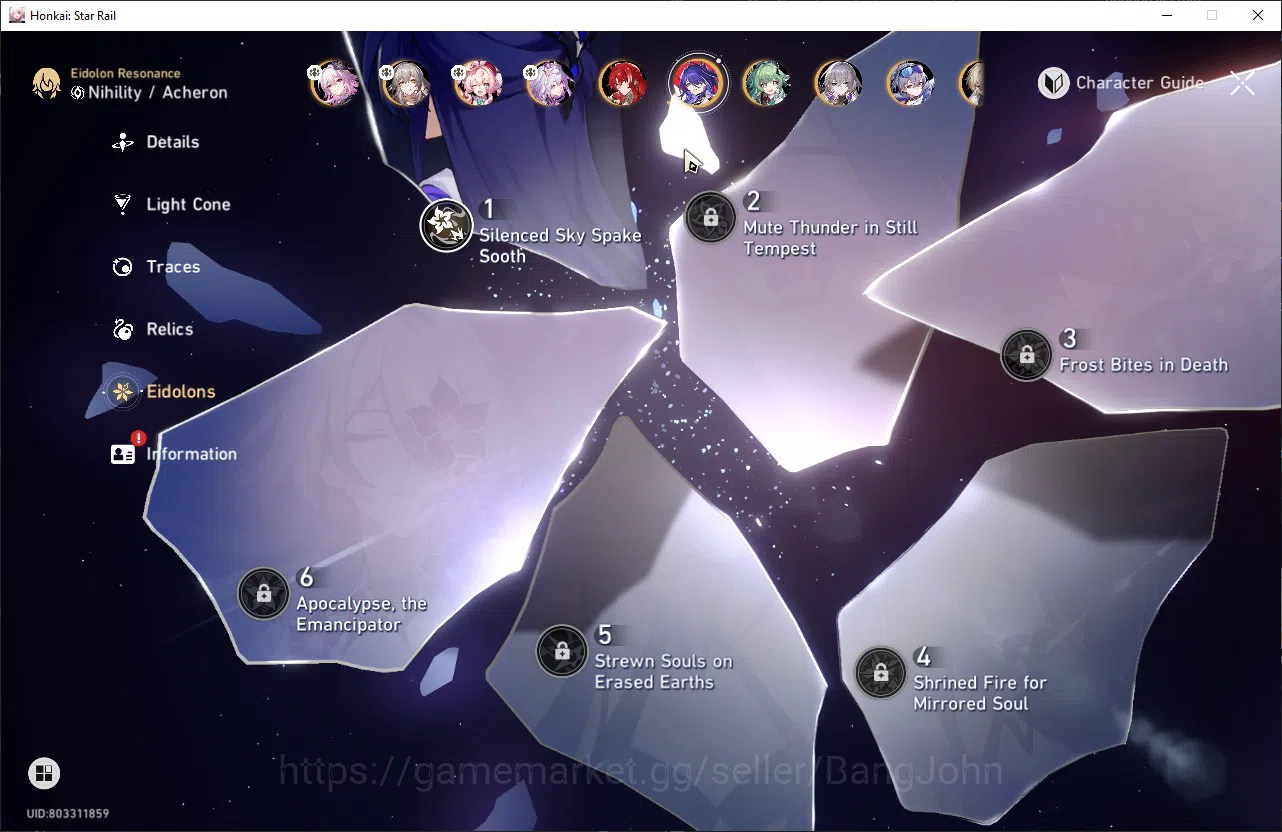 Honkai Star Rail Accounts ASIA TL70|16 Lim|Castorice+Sign|M7 Evernight|Tribb image 5