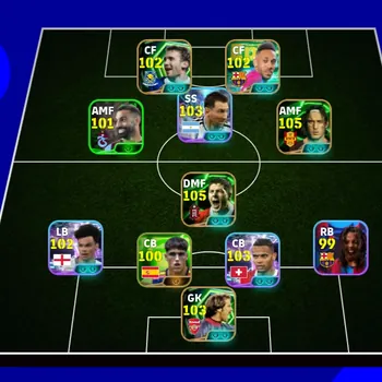 eFootball Accounts Legends & Iconic Players COLECTIVE 3173+ | TOTTI x LIONEL MESSI x S GERARD x ANDRY SEVCHENKO,CHEAPEST
