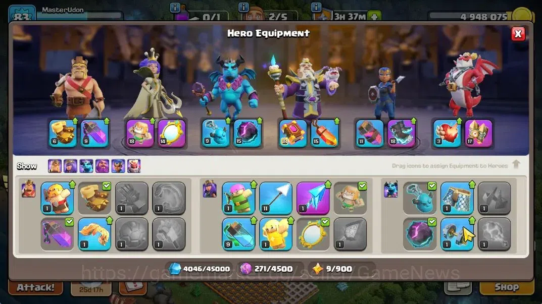 Clash of Clans Accounts TH 16 - BH 4|LV 83|HH 9|BK 35,AQ 47,MP 34,GW 28,RC image 10