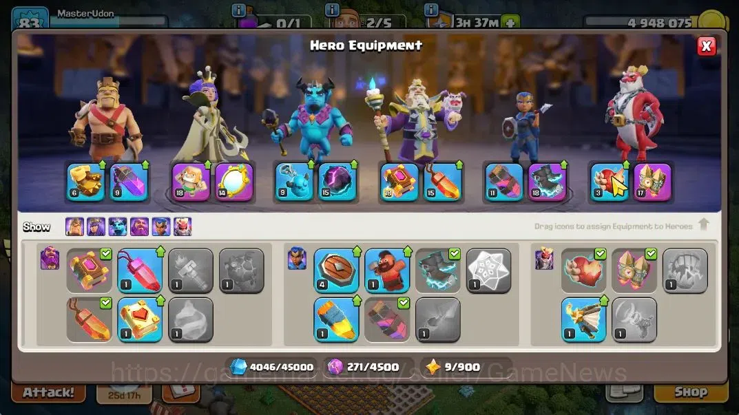 Clash of Clans Accounts TH 16 - BH 4|LV 83|HH 9|BK 35,AQ 47,MP 34,GW 28,RC image 11