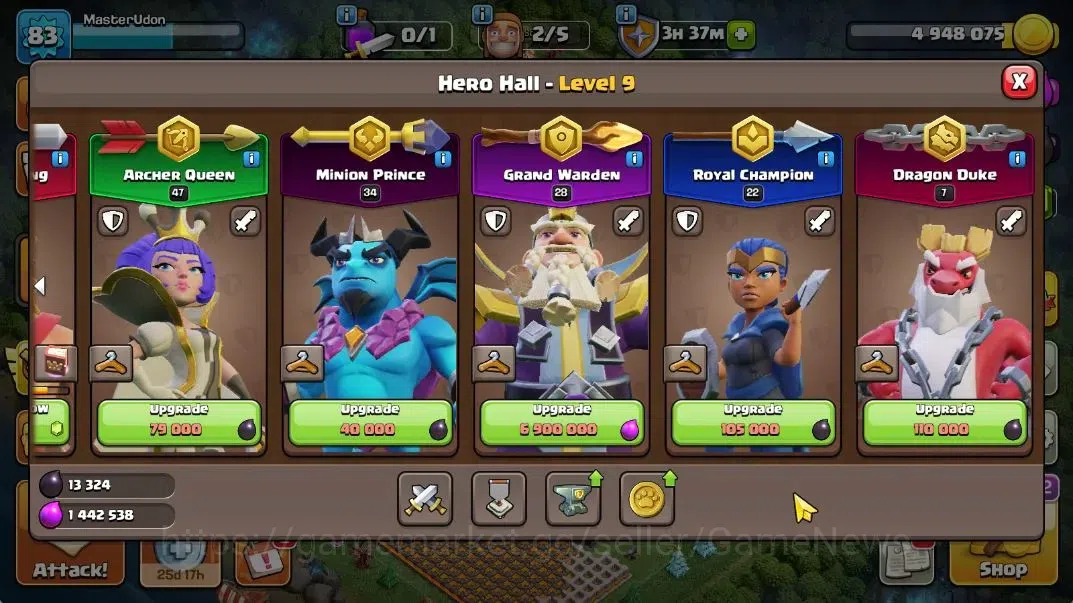 Clash of Clans Accounts TH 16 - BH 4|LV 83|HH 9|BK 35,AQ 47,MP 34,GW 28,RC image 9