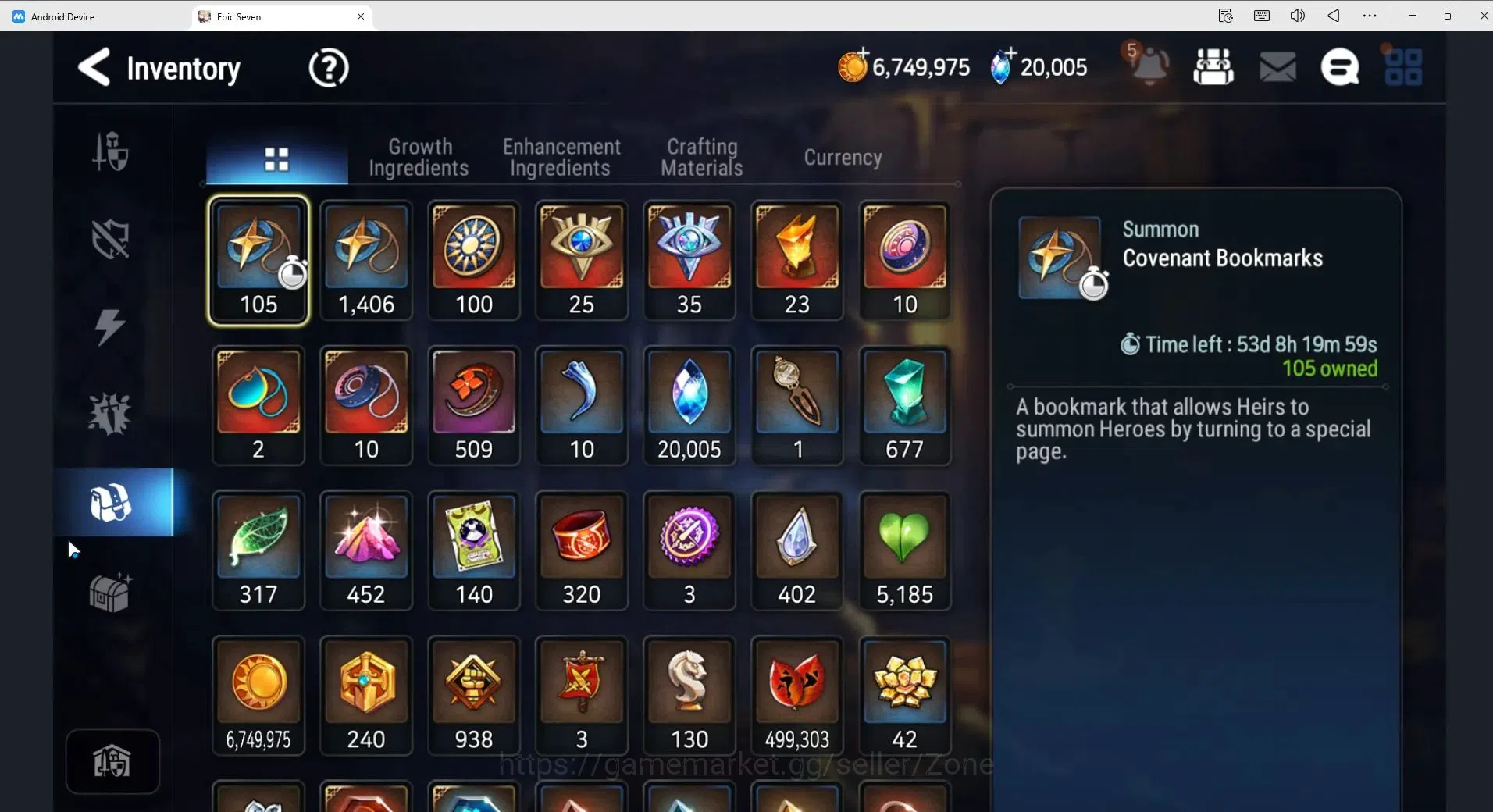 Epic Seven Accounts Global unverif|23 ML (RNL,S.Celine, L.Peira, Harse image 19