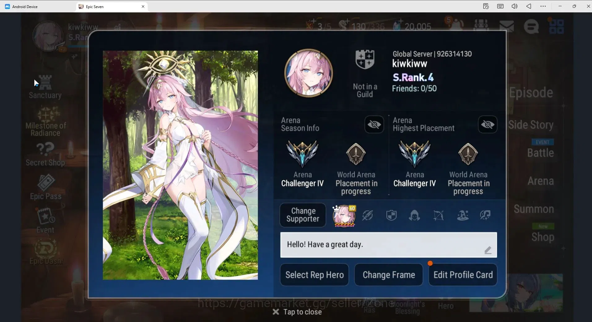 Epic Seven Accounts Global unverif|23 ML (RNL,S.Celine, L.Peira, Harse image 4