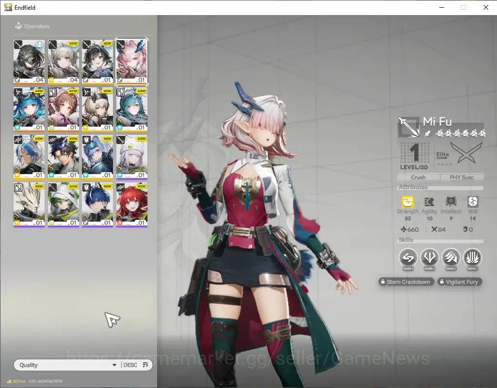 Arknights: Endfield Accounts NA/EU | Starter Account | Mi Fu | Ardelia+Sign | L image 2