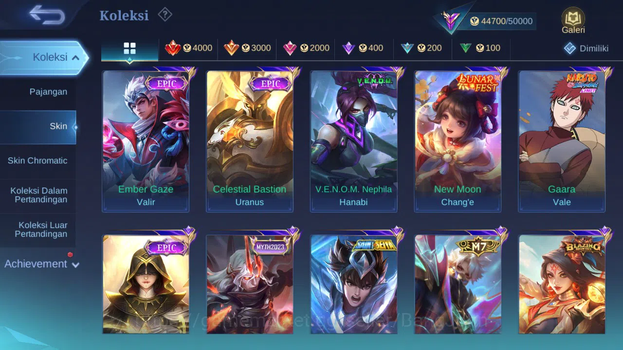 Mobile Legends: Bang Bang Accounts GLOBAL Hero 99 Skin 194 Covenant Benedetta | CC Na image 6