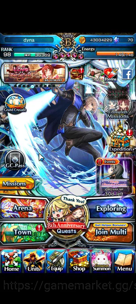 Grand Summoners End-Game Global|Rank 98|20 Ascend|RoyTW,BetaTW,S MiyuTW,Emi image 1
