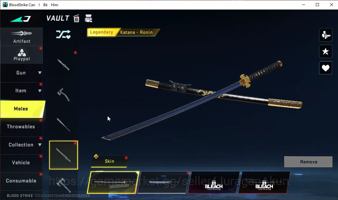 Blood Strike Accounts ASIA|10 Ultra Vector-Flame,SCAR-Eva,Magnum,QBZ95,U image 2