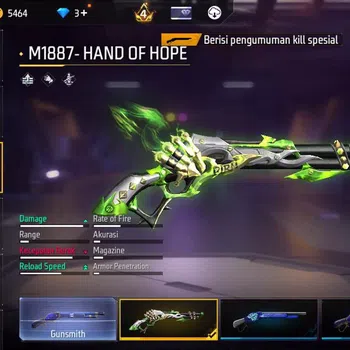 Free Fire Accounts Indonesia, vault 122, SG lumut, evo 2, bvundle cob image 1