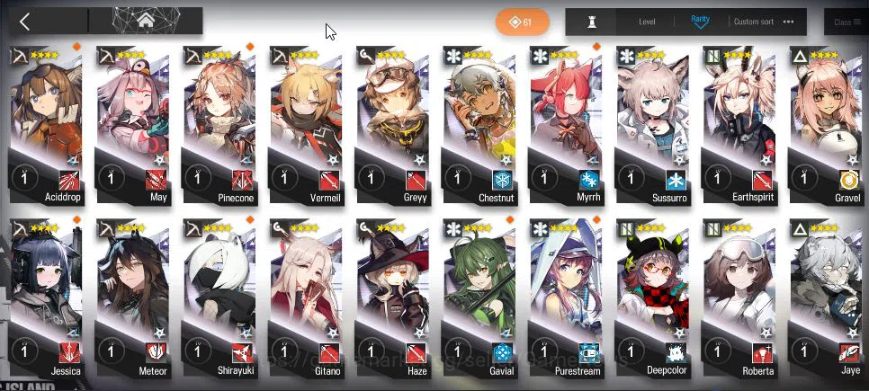 Arknights Accounts Lv 78|187 OP + 20 Skin|84k Orundum|7 Limited|LTD,  image 17