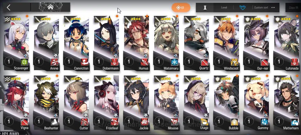 Arknights Accounts Lv 78|187 OP + 20 Skin|84k Orundum|7 Limited|LTD,  image 18