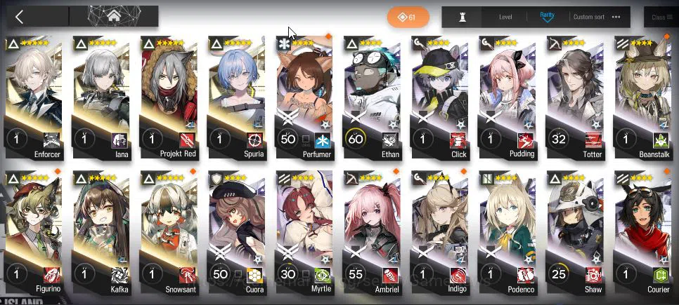 Arknights Accounts Lv 78|187 OP + 20 Skin|84k Orundum|7 Limited|LTD,  image 19