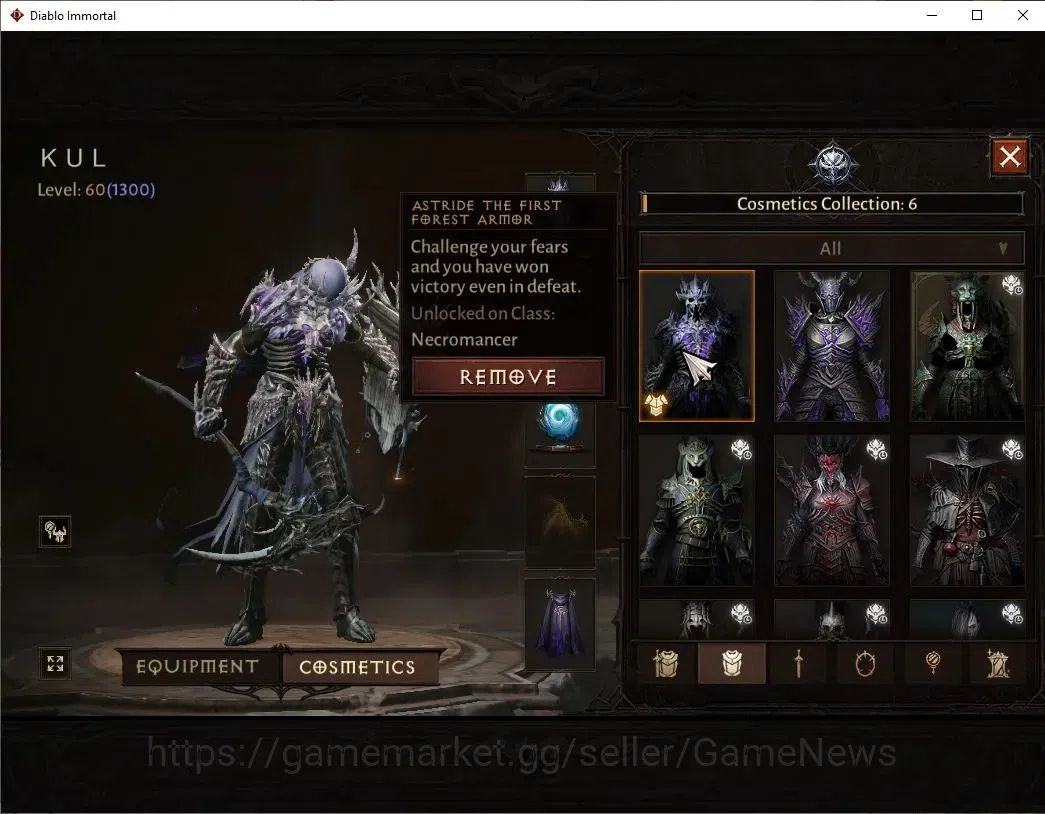 Diablo Immortal Accounts SEA - Bloodrime|CS ON|Lv60(1300)|Necromancer|CR 53 image 11