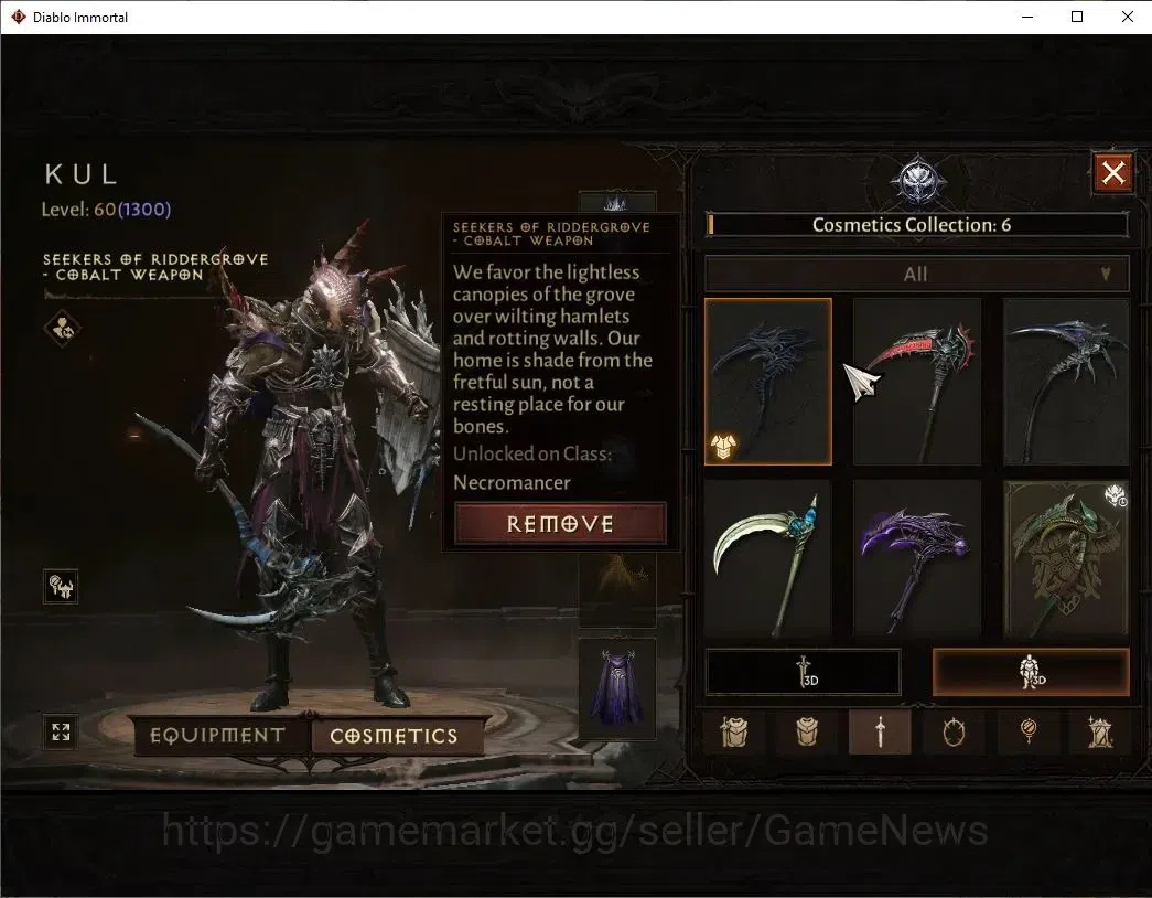 Diablo Immortal Accounts SEA - Bloodrime|CS ON|Lv60(1300)|Necromancer|CR 53 image 13