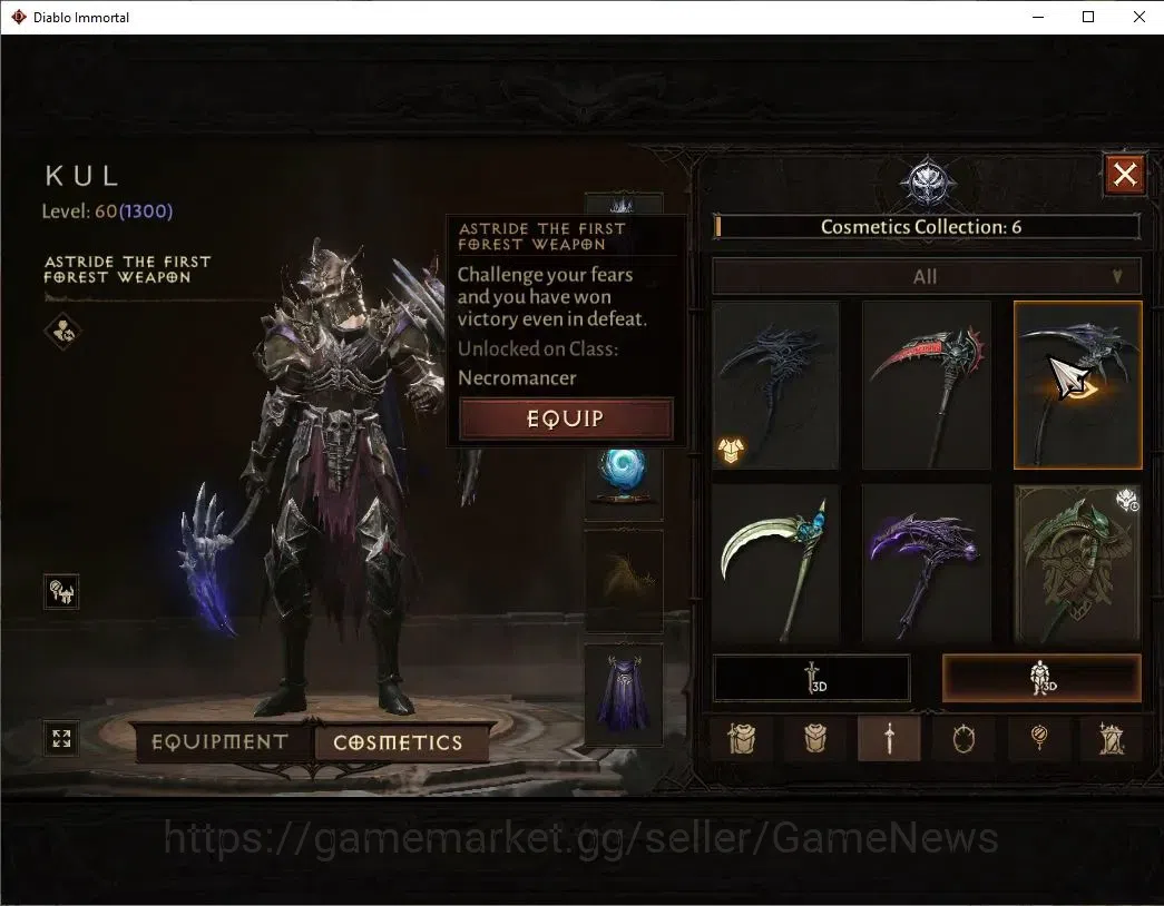 Diablo Immortal Accounts SEA - Bloodrime|CS ON|Lv60(1300)|Necromancer|CR 53 image 15