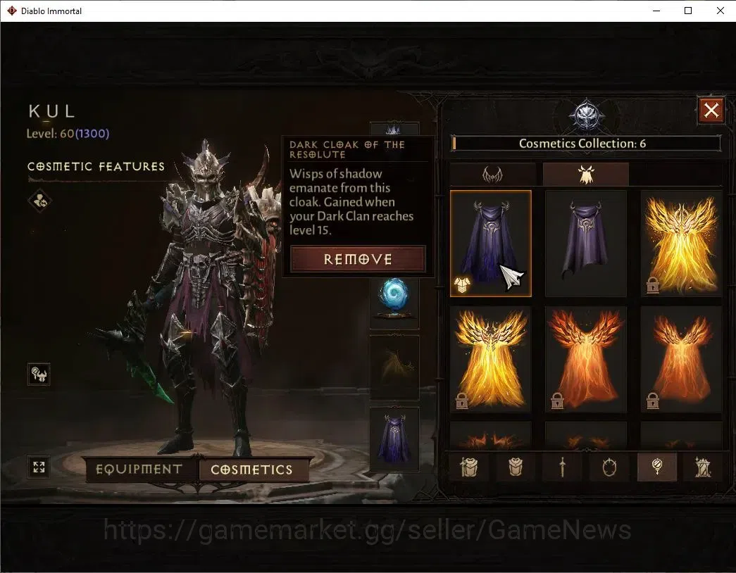 Diablo Immortal Accounts SEA - Bloodrime|CS ON|Lv60(1300)|Necromancer|CR 53 image 19