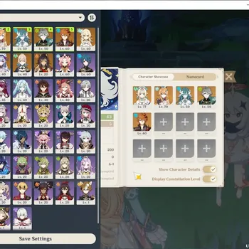Genshin Impact Accounts Others ASIA|AR 43|Stellar-Swirl Teams|5 Limited