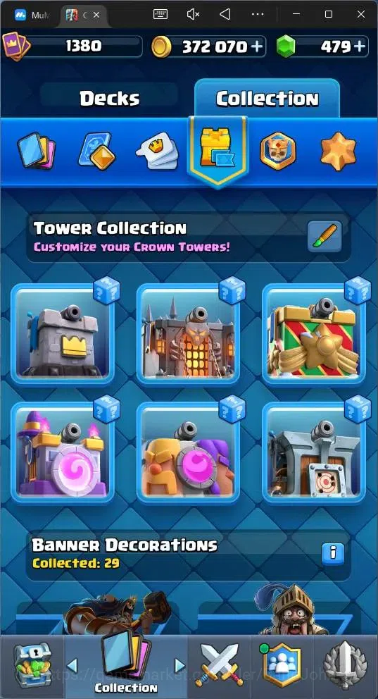 Clash Royale Accounts Global |CL 1380|KTL 13|Trophy 9061|121 Cards|8 Cha image 16