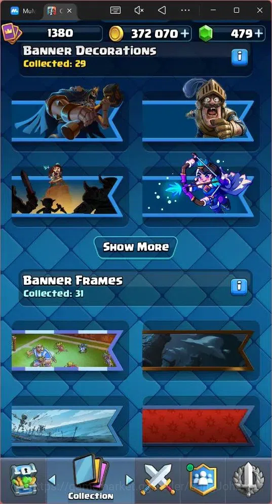 Clash Royale Accounts Global |CL 1380|KTL 13|Trophy 9061|121 Cards|8 Cha image 17