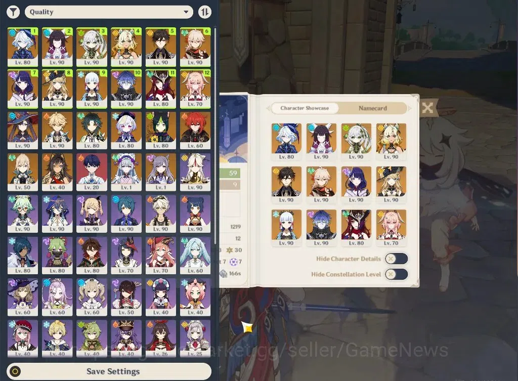 Genshin Impact Accounts ASIA|AR59|13Limited+9(*5WEP)|(NaviaC1,Ayaka,Kazuha image 2